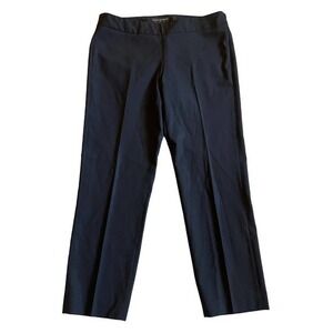 Banana Republic Black Cropped Wool Blend Dress Pants
